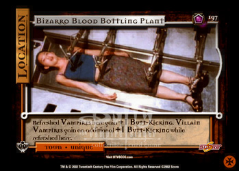 #197 Bizarro Blood Bottling Plant