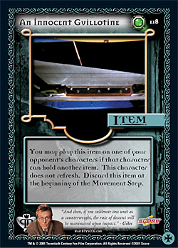 #118 An Innocent Guillotine